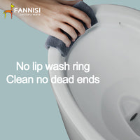 HKM-3132627 Smart Toilet One Piece S-Trap Elongated Siphon Flush Dual Power White Ceramic Floor Mounted Bidet Toilet Seat