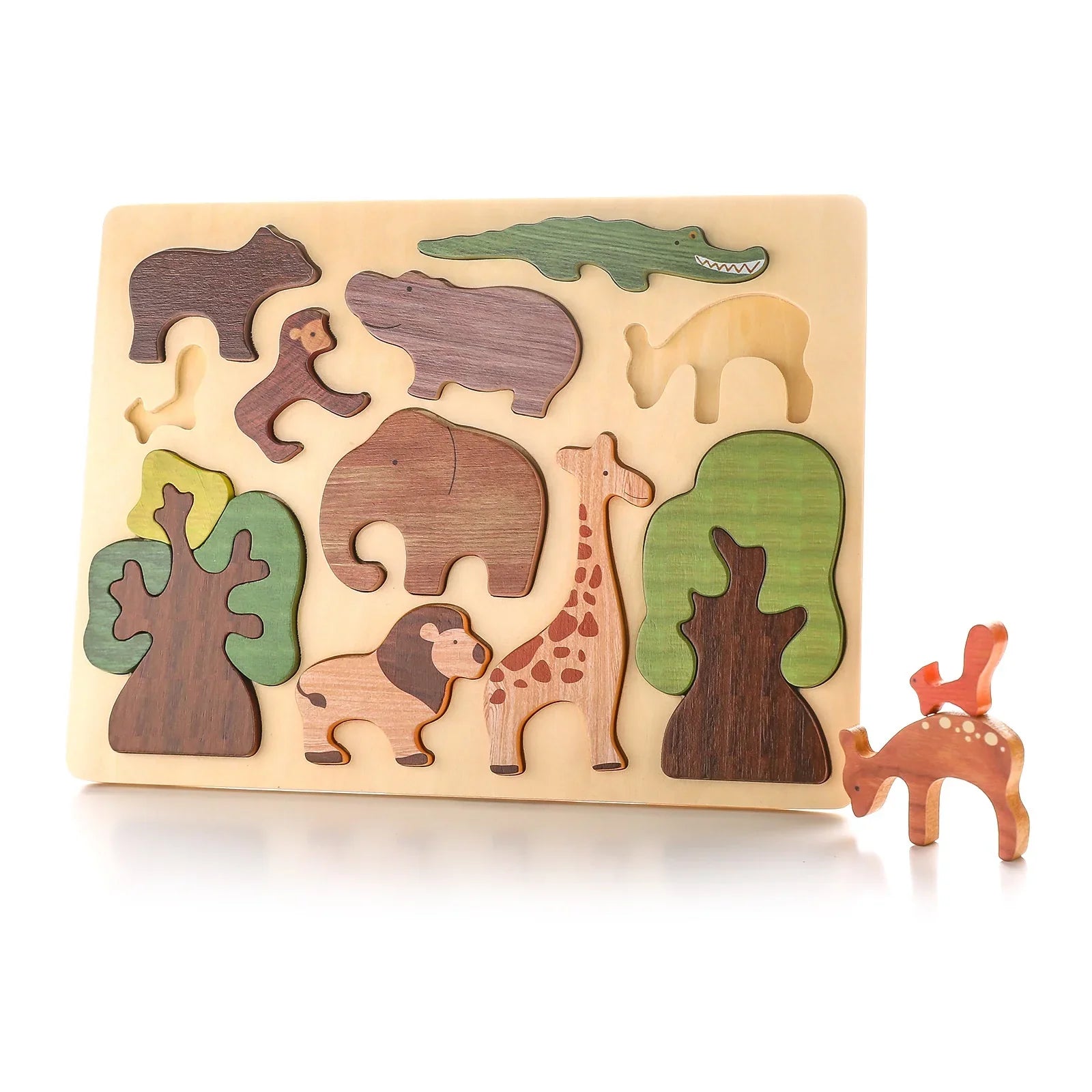 KTX-162771 3D Arabic Wooden Block Toy Set for Preschool Learning - Islamic Educational Toy for Kids