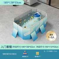 HKM-848339 Large Rectangular Above Ground Swimming Pool for Outdoor Use