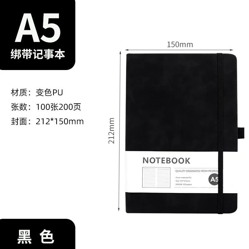 KTX-308499 Customizable PU Cover Hardcover Notebook Diary for Office and School Use