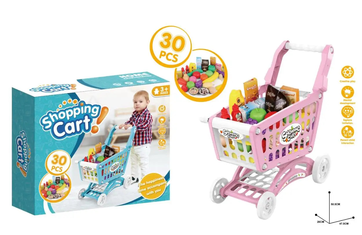 HKM-540563 Toy Cash Register for Kids - EPT Play Money Machine for Supermarket Role-Playing - Age 2 to 13 Years