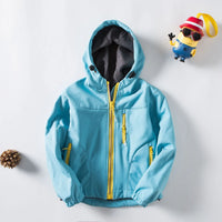 HKM-703123 Sample Customization Personalized Soft Shell Bomber Jacket for Kids for Autumn Season
