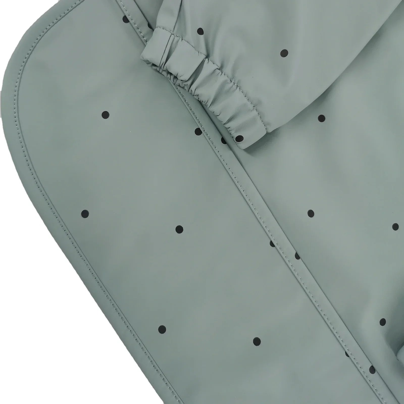 HKM-851155 BSCI Factory OEM Full Sleeved Recycled Waterproof PU Baby Bib