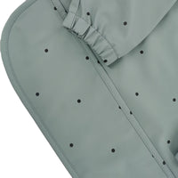 HKM-851155 BSCI Factory OEM Full Sleeved Recycled Waterproof PU Baby Bib