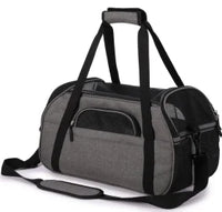 HKM-568723 Portable Multi-Function Outdoor Pet Carrier for Dogs and Cats, Soft-Sided with Zipper Closure and Oxford Material