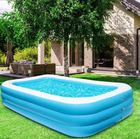HKM-274323 Inflatable Outdoor Swimming Pool for Adults and Kids - Perfect for Garden Use