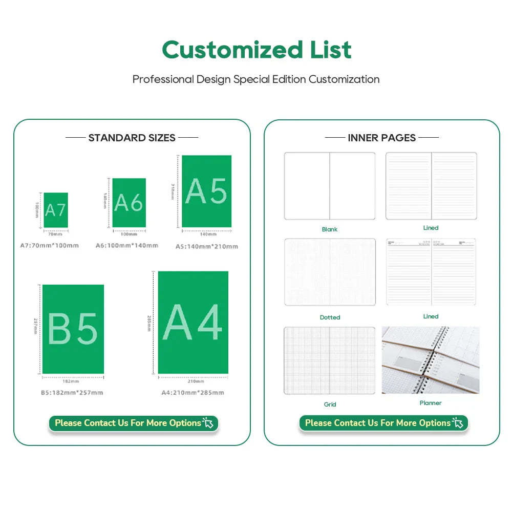 KTX-276883 Customisable Student Notebooks for School Use, High-Quality Paper, Durable Binding