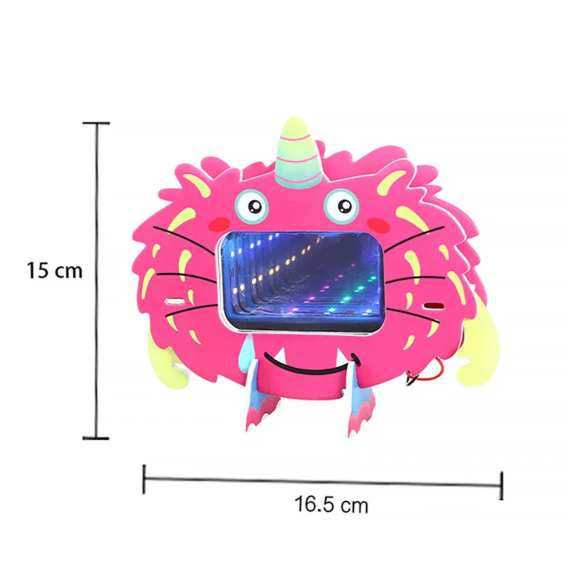 KTX-006995 3D Time and Space Tunnel Jigsaw Puzzle for Kids, Unique Shaped DIY Game