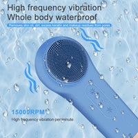 HKM-832979 Mini Electric Facial Cleansing Brush with Heat and Cooling Functions for Deep Cleaning