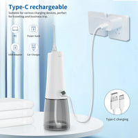 HKM-356115 Cordless IPX7 Waterproof Rechargeable Portable Water Flosser for Effective Dental Care