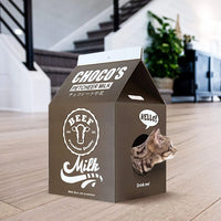 HKM-881747 Durable Corrugated Paper Cat Condo Scratching House for Cats