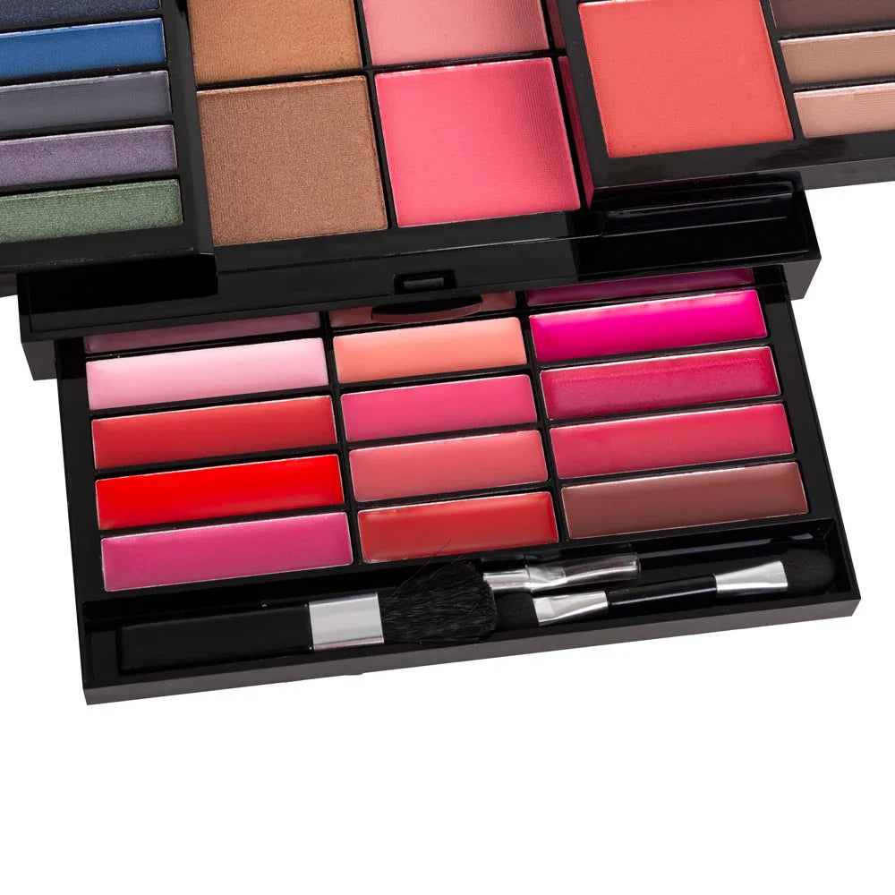 HKM-587795 All-In-One Makeup Set with Labelling - Korean Beauty Vanity Box for Girls