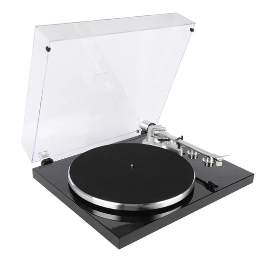 KTX-251731 Fully Automatic Wooden Vinyl Record Player with Nostalgic Mechanical Design