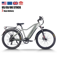 US Ready to Ship 750W E MTB 20mph Fast Bicicleta Electrica USA Warehouse 48V 15.6Ah Mountain Electric Bike With Rear Seat