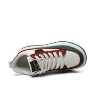 HKM-769811 XF2657 New Autumn Mid Top Breathable and Anti slip Student Thick Sole Elevated Sports Board Shoes Casual Running Shoes