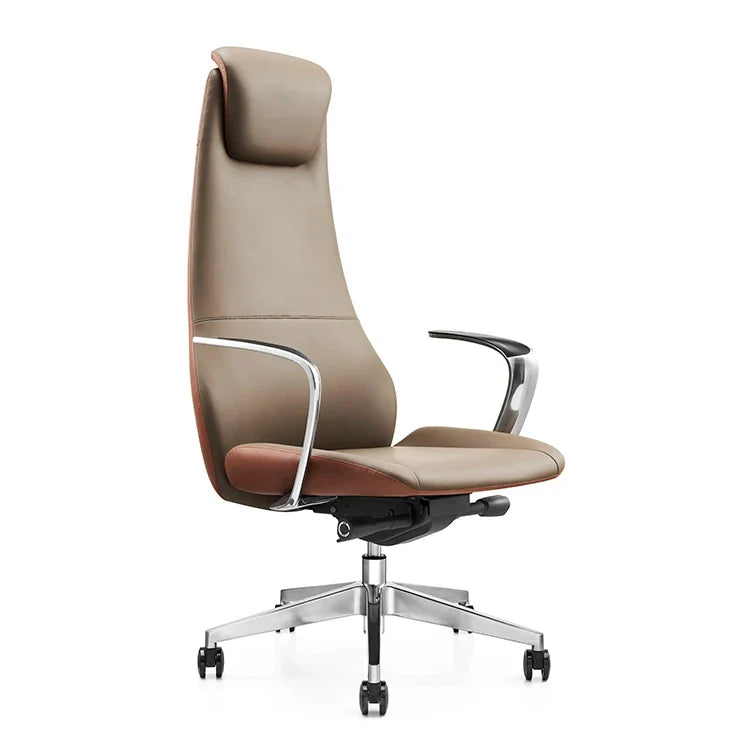 KTX-021075 Ergonomic High Back Executive Chair with Multi-Functional Design and PU Leather Upholstery