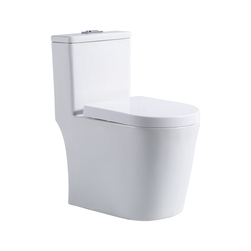 HKM-3165395 Smart Toilet One Piece Elongated Siphon Jet Flush White Ceramic Floor Mounted Bidet Seat With Remote Control Toilet