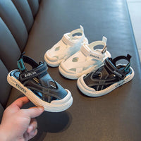 HKM-312211 Factory Casual Children's Shoes Summer New Fashion Sandals Trendy Buckle Sandals With Thick Soft Sole Beach Breathable Kids