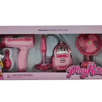 HKM-049043 Colorful Plastic Kitchen Play Set for Kids - Fun Household Appliances Toys