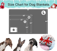 HKM-176659 Soft and Warm 40"x32" Pet Blanket for Dogs and Cats, Machine Washable, Fleece Material, Ideal for Indoor Use