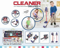 HKM-915667 3-in-1 Mini Plastic Vacuum Cleaner Toy Set for Kids - Pretend Play Household Appliance