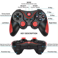 HKM-052243 X3 Wireless Gamepad with Smartphone Holder for Mobile Gaming