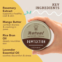 HKM-010515 All-Natural Paw Balm for Dogs, Moisturising Protector for Harsh Conditions