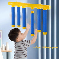 HKM-624211 Upgrade Reflex Drop Sticks Challenge Game with Voice Prompts and Remote Control for Indoor Fun