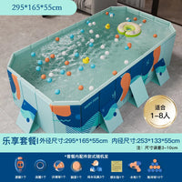 HKM-848339 Large Rectangular Above Ground Swimming Pool for Outdoor Use