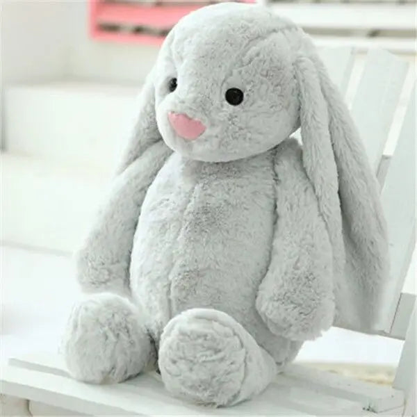 KTX-966483 Plush Bunny Doll Stuffed Animal Toy for Children - Ideal Birthday and Easter Gift