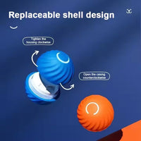 HKM-439955 Automatic Rolling Cat Ball Toy - Interactive Smart Electric Toy for Cats and Dogs