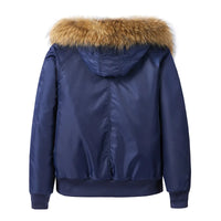 HKM-619475 Men's Flying Cotton Jacket Plus Size Sporty Workwear With Hood Collar Thick Baseball Zipper Winter Clothing Men's Coats