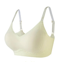 HKM-215059 Invisible Pushup Bra With Green Tea Girl Design for Women Wirefree Breathable Lifts and Supports Naturally