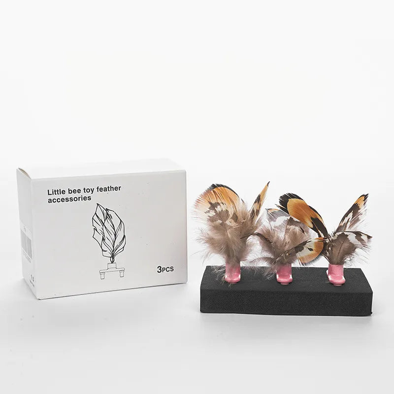 HKM-358611 Interactive USB Chargeable Automatic Bee Cat Toy for Engaging Playtime