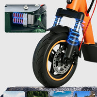 EU Stock Electric Scooter With Seat  Top  Long Range E-Scooter 10 Inch Pneumatic Tire Scooters for Adults