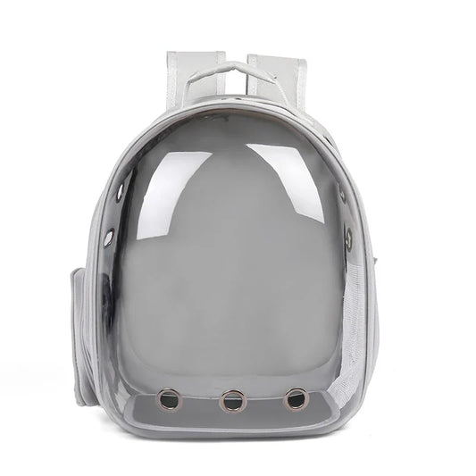 HKM-390227 Transparent Space Capsule Pet Carrier Backpack for Small Animals - Breathable and Portable for Outdoor Travel