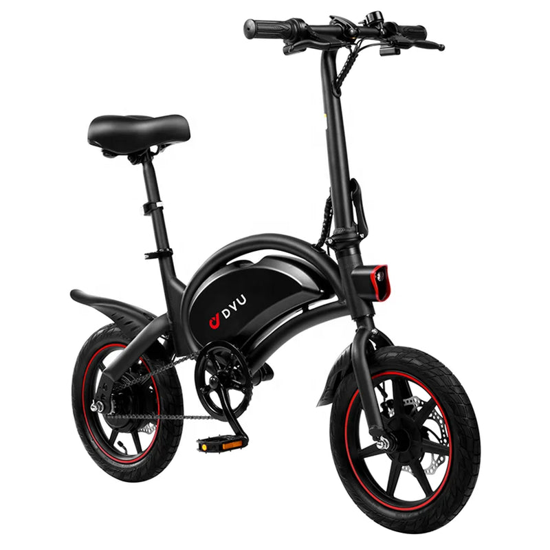 DYU Mini 2 Wheel E Bicycle City Ebike Motor Mountain Chargers 36v Electric Bike with Lithium Battery