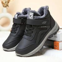 HKM-688467 BM-D-7latest Design Thick Inside Warm Walking Non-slip Waterproof Winter Warm Women's Casual Flat Boots
