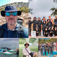 HKM-190675 UPF 50+ Sun Protection Bucket Hat for Outdoor Water Sports and Activities