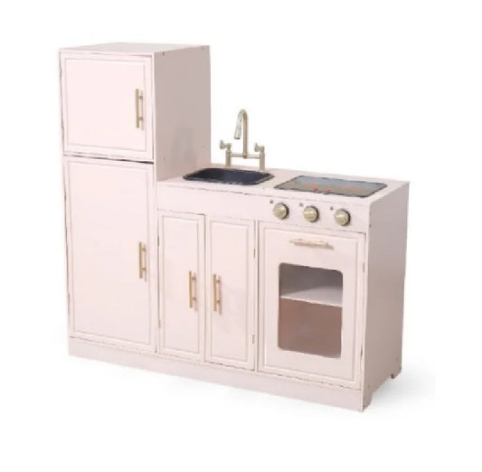 KTX-953811 Outdoor Wooden Mud Kitchen Play Set for Kids - 2024 Design