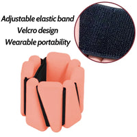 HKM-796307 Adjustable Waterproof Wearable 2 lb Ankle and Wrist Weights for Strength Training