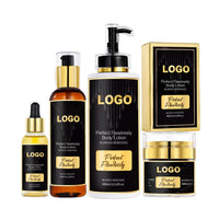 HKM-391187 Customisable 24K Gold Moisturising Face Care Set with Papaya Extract for Melasma and Dark Spot Treatment