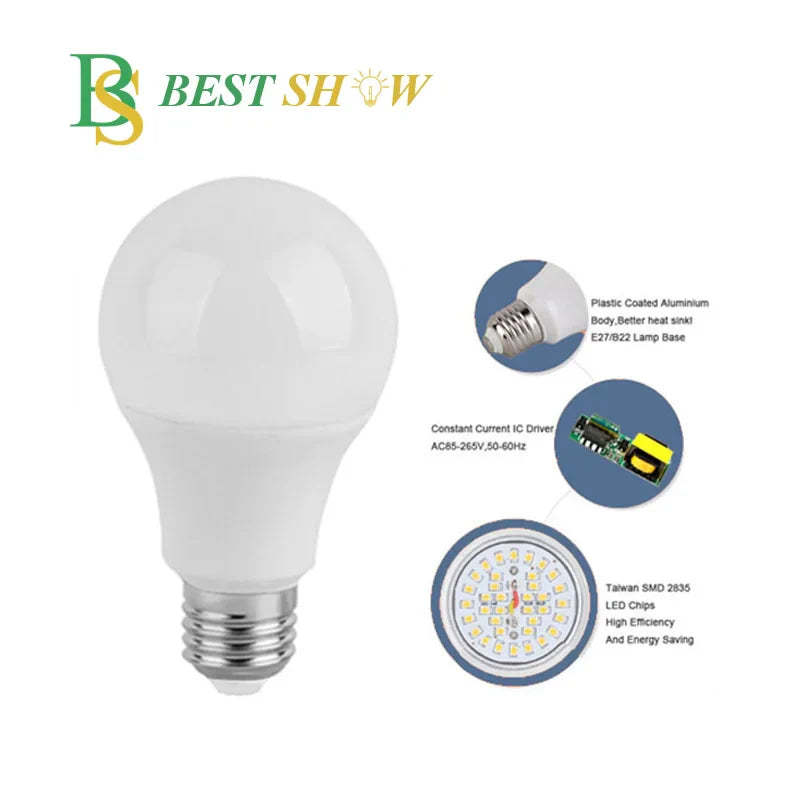 KTX-424659 Dimmable LED Bulbs E27 B22 Available in Various Wattages and Luminous Flux Options