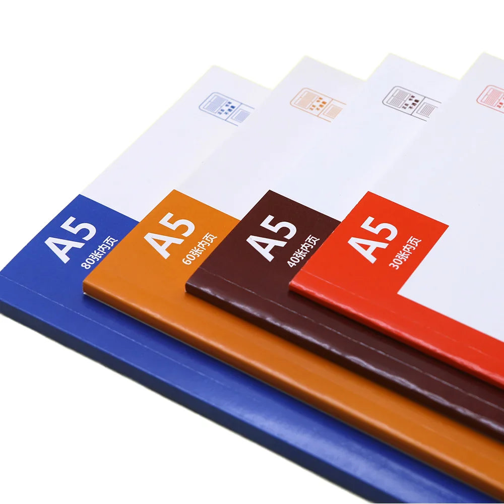 KTX-047507 Custom Soft Cordless A5 Diary Notebook and Thickened B5 Business Exercise Book