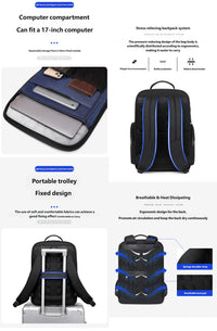 Hot Sale Multifunctional Oxford Durable Business Backpack Daily Commute Travel Large Capacity 15.6 Inches Laptop Backpack
