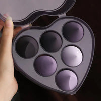 HKM-570835 Heart-Shaped Makeup Sponge Set for Flawless Application and Blending