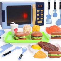 HKM-130387 Realistic 23-Piece Electric Kitchen Appliances & Tool Play Set for Kids