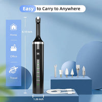 HKM-618259 Electric Teeth Polisher with Tartar Remover, 5 Brush Heads and Adjustable Speed Settings