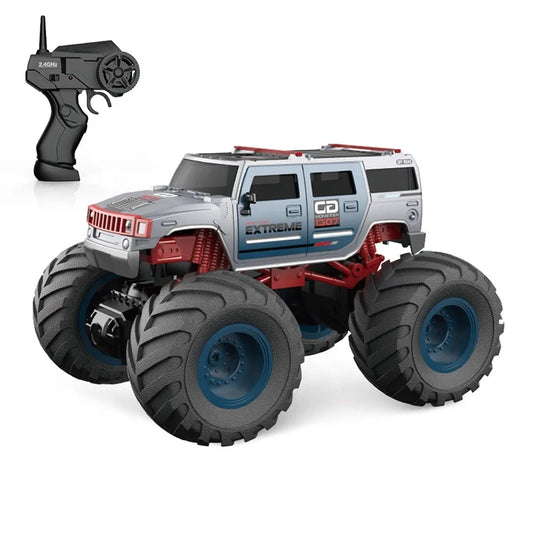 HKM-278419 1/18 Scale 2.4G 4Ch 4X4 RC Car with Super Wheels - Ready-to-Use Electric Vehicle for Indoor/Outdoor Fun