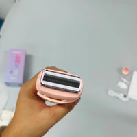 HKM-947091 Cordless Rechargeable Electric Shaver for Women – Painless Hair Removal for Face and Legs